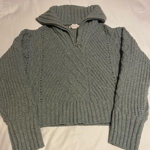 Sweater Knit Half Zip